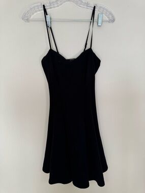 Forever 21 Black Spaghetti-Strap Mini Dress